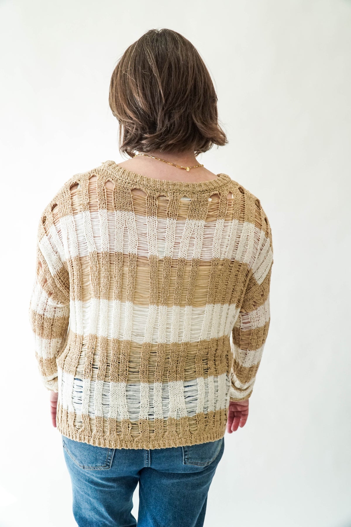 Layered Knit Sweater Dress