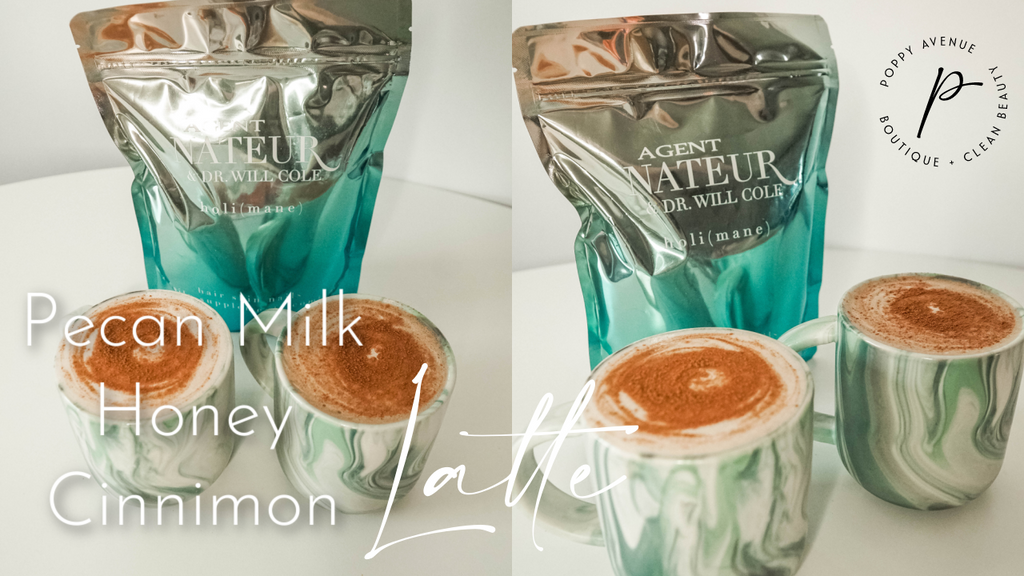 Pecan Milk Honey Cinnamon Latte | With Agent Nateur Holi Mane Collagen
