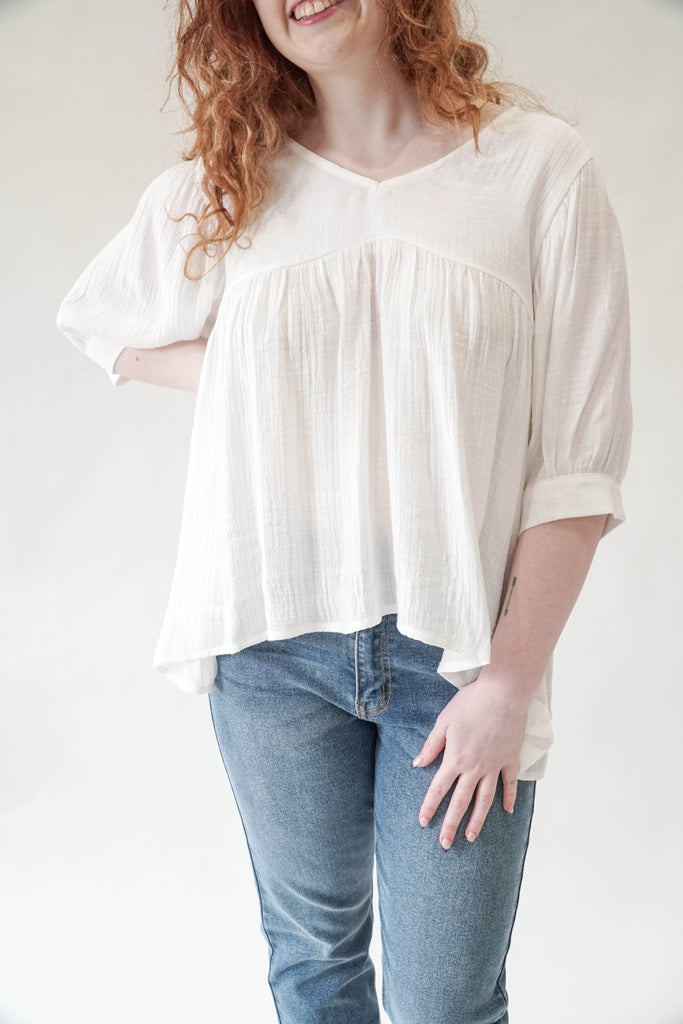 Relaxed Baby Doll Top
